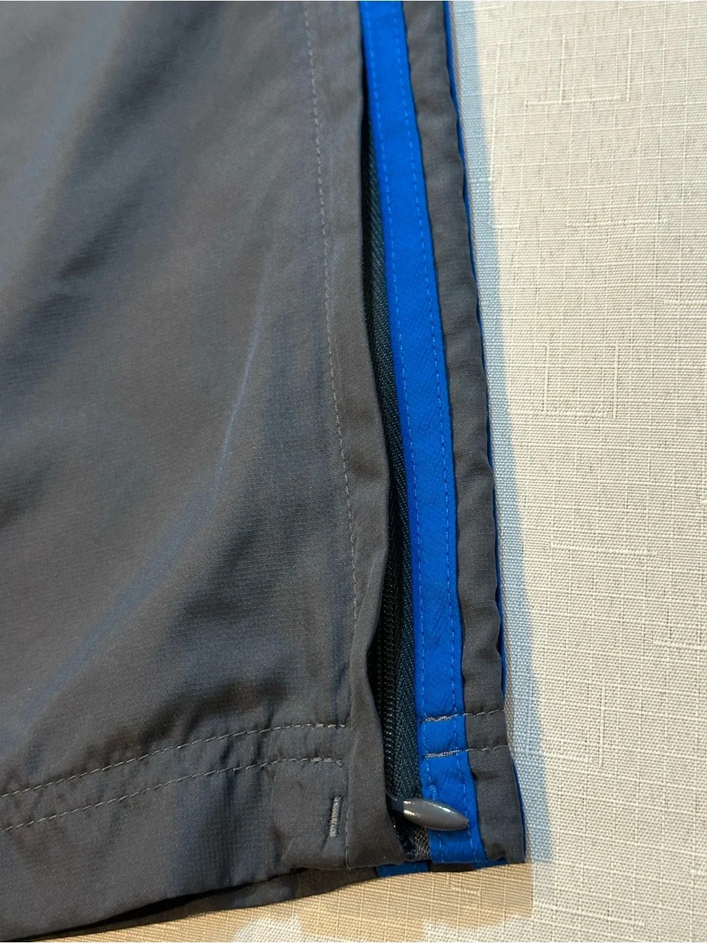 Adidas 3 Stripe Track Pants Gray Blue Men’s M 2010 Y2K